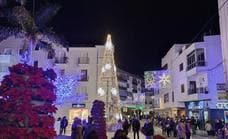 Estepona welcomes Christmas with the switching on of its lights