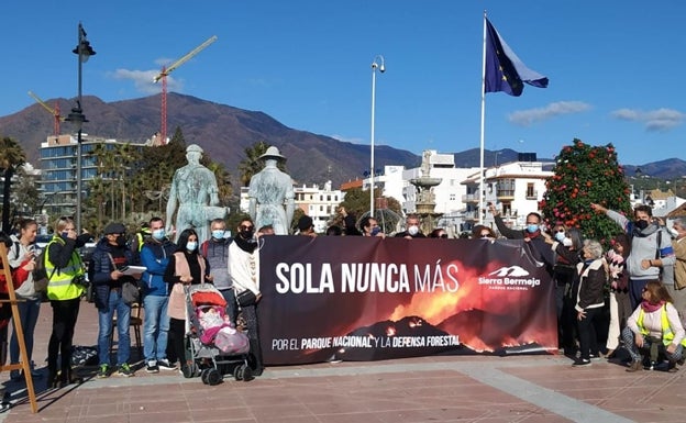 Protesters demand maximum protection for Sierra Bermeja