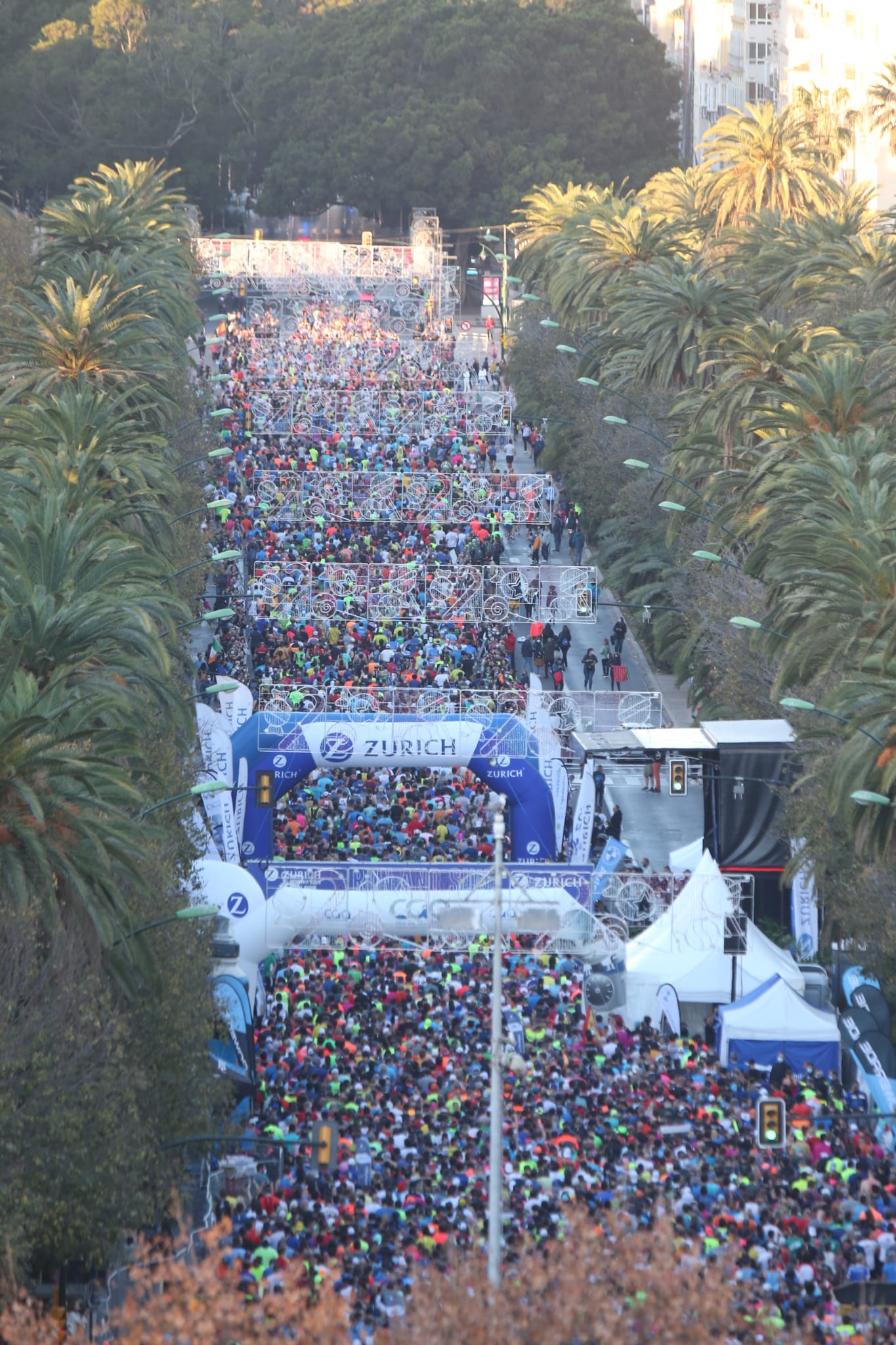 The best images from the 11th Malaga Marathon