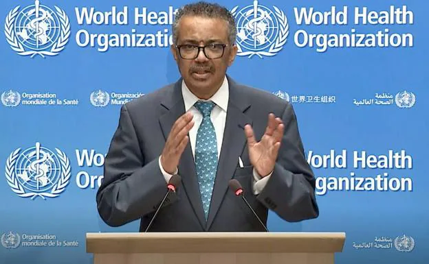 File photograph of Tedros Adhanom, WHO director general./AFP