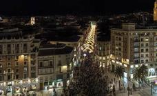 Watch as Malaga’s Christmas lights are captured in a stunning time-lapse video