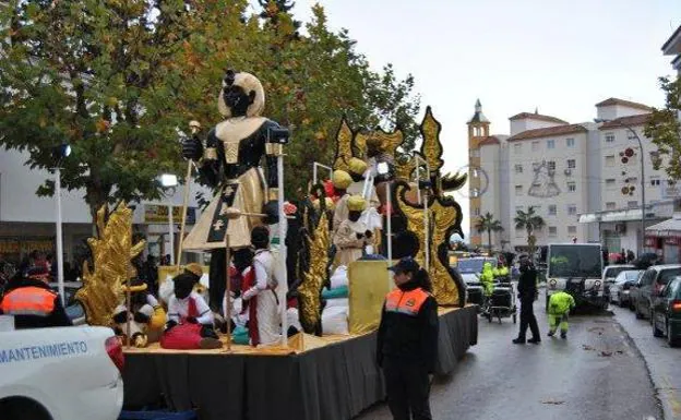 File photograph of a Three Kings float in Estepona 