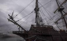 The galleon 'Andalucía' can be visited in the port of Malaga until 16 January