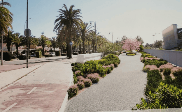 Five kilometres of paths beside the Guadalmedina
