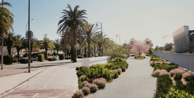 Five kilometres of paths beside the Guadalmedina