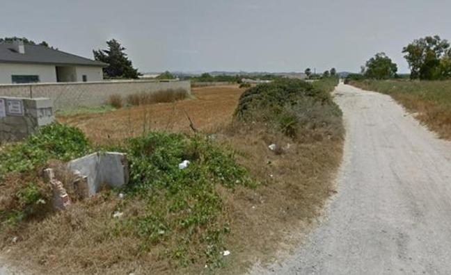 The Pago del Humo area, in Chiclana (Cadiz province), where the body was found./