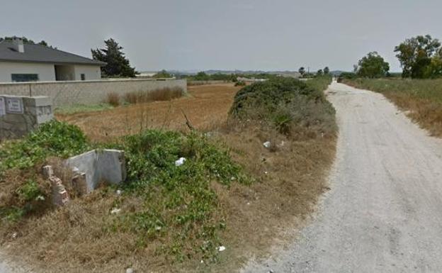 The area of ​​Pago del Humo, in Chiclana (province of Cadiz), where the body was found.