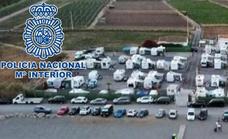 Authorities break up illegal caravan sites in Vélez-Málaga