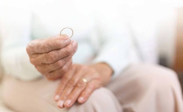 Divorces among the over-65s have increased by 70 per cent