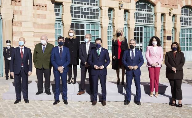 Andalusian ministers in Linares.