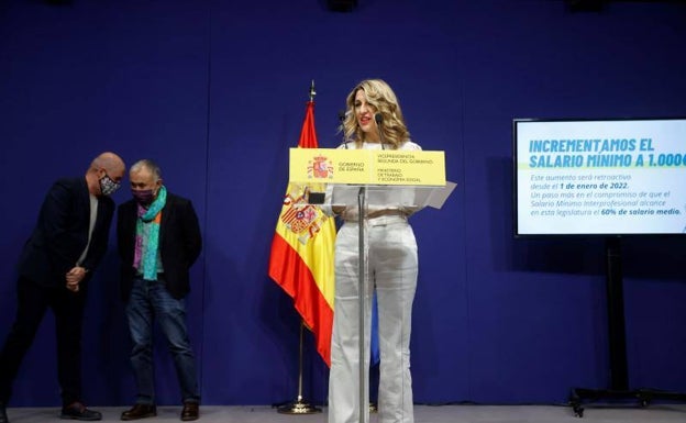 The minimum wage in Spain increases to 1,000 euros per month