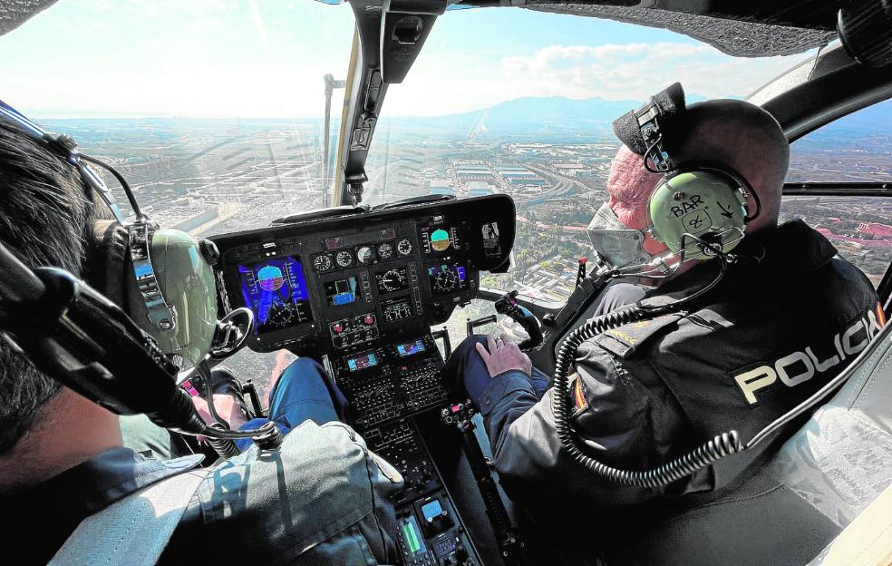 Chasing the bad guys from the air