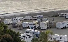 Residents up in arms about motorhomes camped at mouth of Torrox river
