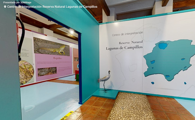 Online tool enables virtual visit of Lagunas de Campillos Nature Reserve interpretation centre