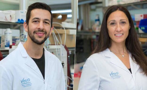Researchers Daniel Massó and Laura Soucek /VHIO