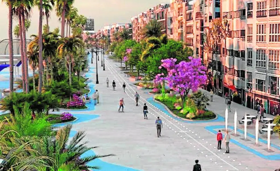 Plans move ahead to pedestrianise part of Estepona's main Avenida de España seafront