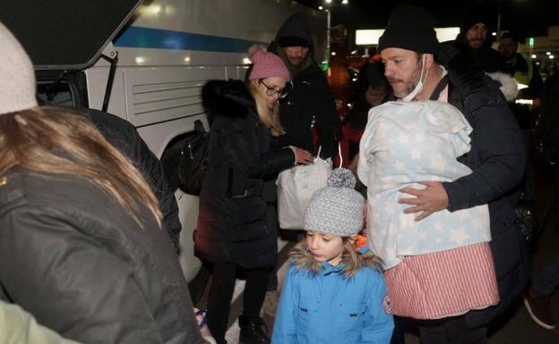 A family from Malaga escaped the war in Kyiv: 'We had to run if we were to get out'