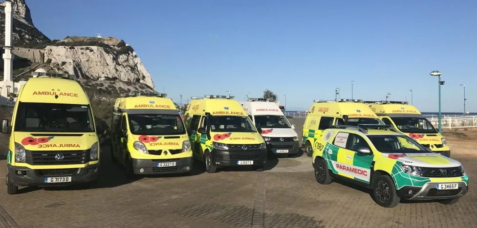 Ambulancia de Gibraltar trasladada a hospitales españoles afectados por las normas de la UE tras el Brexit