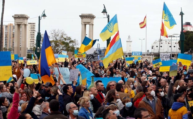 Malaga's foreign community organises march for Ukraine this weekend