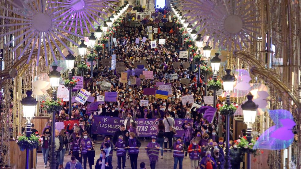 #8M: International Women's Day march in Malaga, in pictures