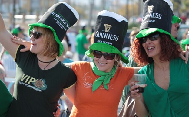 Irish communities and revellers were anticipating the first St Patrick's Day event since 2019. 