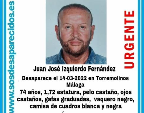 Public appeal to find missing man in Torremolinos