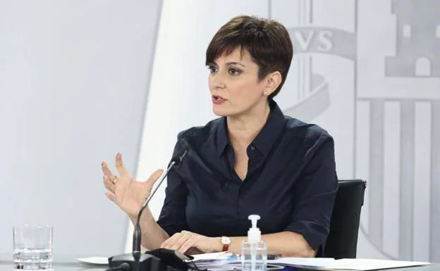 La portavoz del Gobierno, Isabel Rodríguez, el miércoles. 