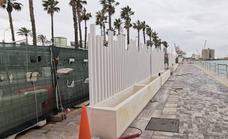 About-turn over fence at the megayacht marina in Malaga Port after flood of complaints