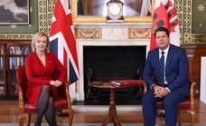 Gibraltar's chief minister and Liz Truss hold talks in London
