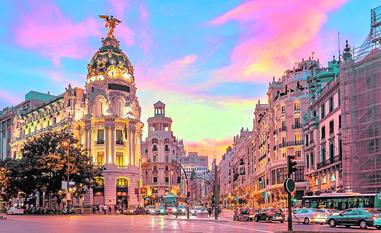 Gran Vía, Madrid./SUR