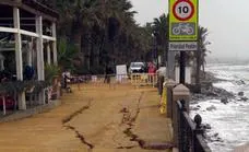 Marbella increases budget to repair storm damaged coast