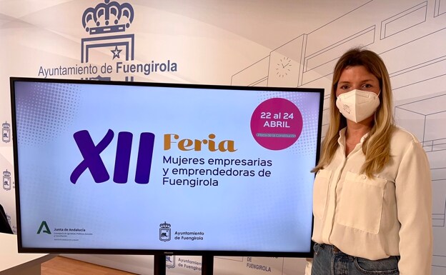 Councillor for Equality, Rocío Rodríguez, announces the commercial fair. 