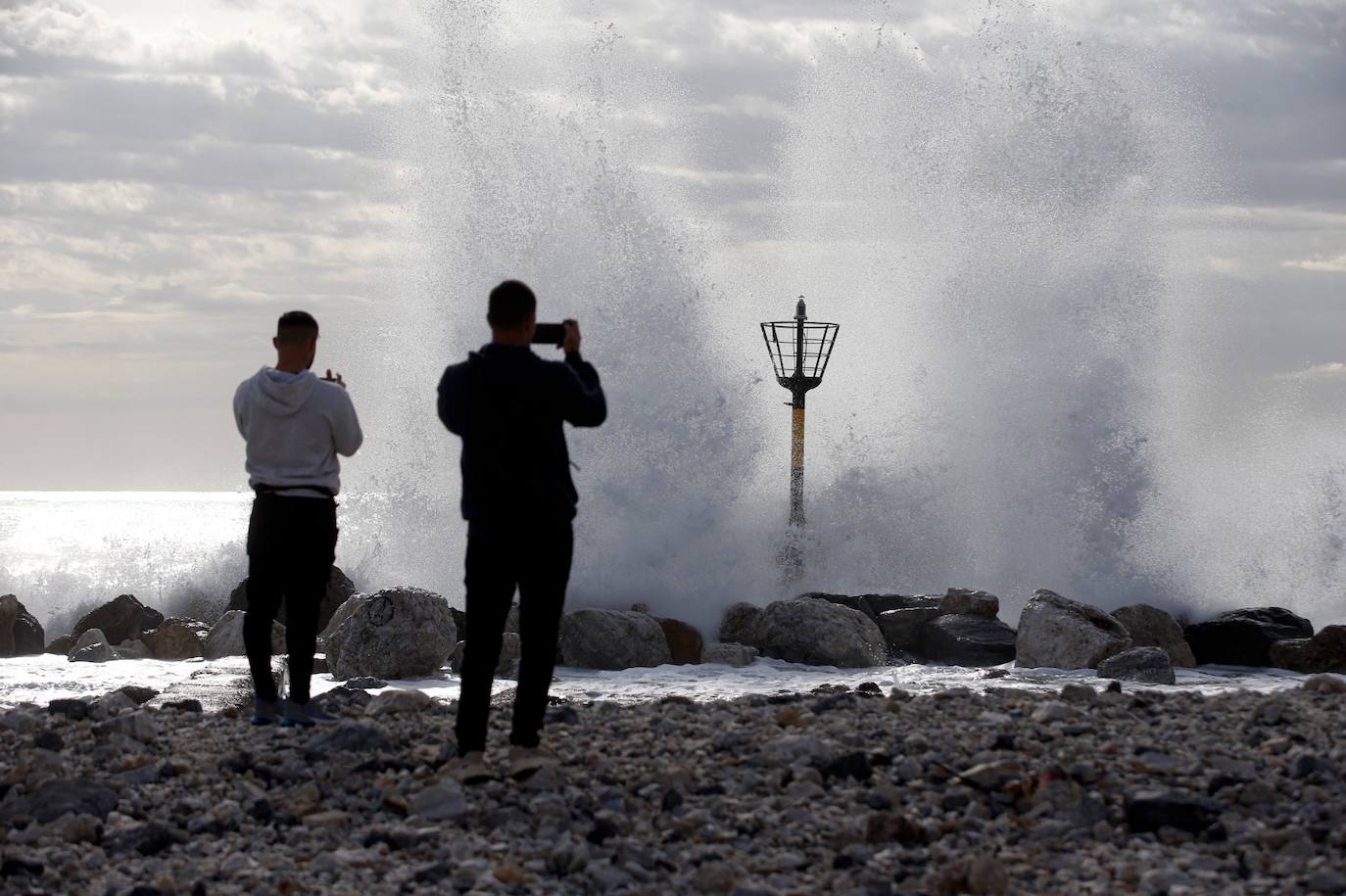 The coast's beaches are pounded by storms - in pictures