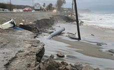 Storm causes damage to Vélez-Málaga drinking water supply pipe