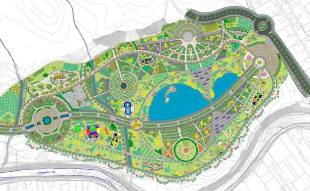 Design of the future park./
