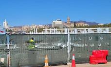 Malaga Port lowers the height of the controversial fence at the megayacht marina