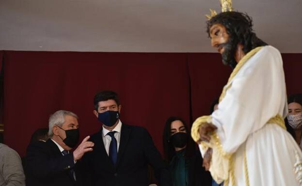 Juan Marin visited one of the religious brotherhoods in Malaga this week. 