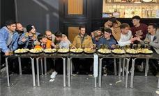 The Last Supper... in one of Spain's 100 Montaditos restaurants