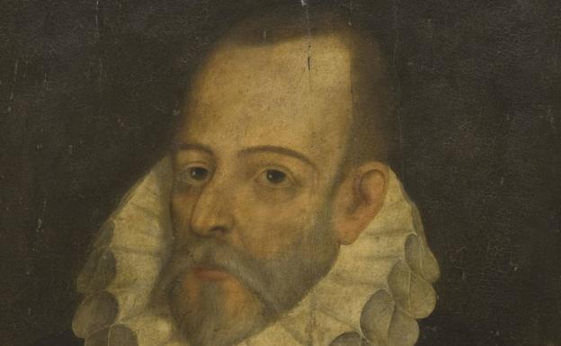 A portrait of Miguel de Cervantes by Juan de Jáuregui. /SUr