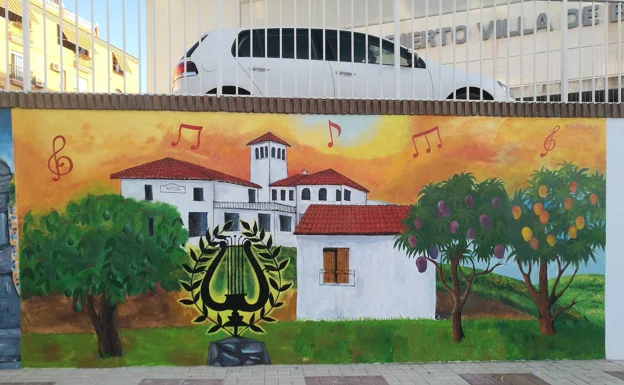 The mural is located near the Plaza de Toros roundabout /SUR