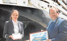 Cruise ship welcomed on inaugural visit to Gibraltar