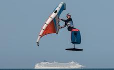 Competitors fly high during GWA Wingfoil qualifiers in Torremolinos