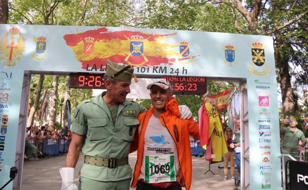 Malaga runner Dani Garcia completed the 101km course in 8 hours 55 minutes and 49 seconds