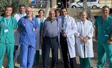 Surgeons perform unique operation to save the life of accident victim with a five-centimetre hole in his heart