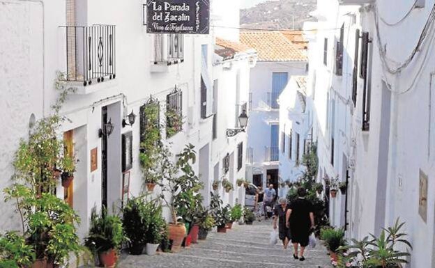 Frigiliana, one of the most beautiful villages in Spain. 