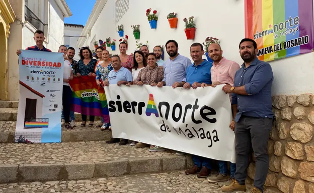Presentation of the LGBT+ Pride event in the Sierra Norte de Málaga. /SUR
