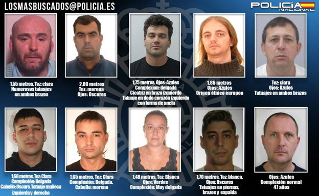 These are the most-wanted national and international criminals in Spain at the moment