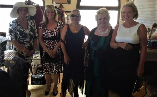 Some of the Age Concern models during last week's fashion show. 