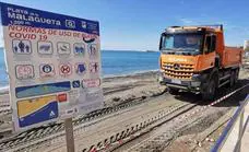 Beach repairs following storm damage in Malaga to be carried out at night