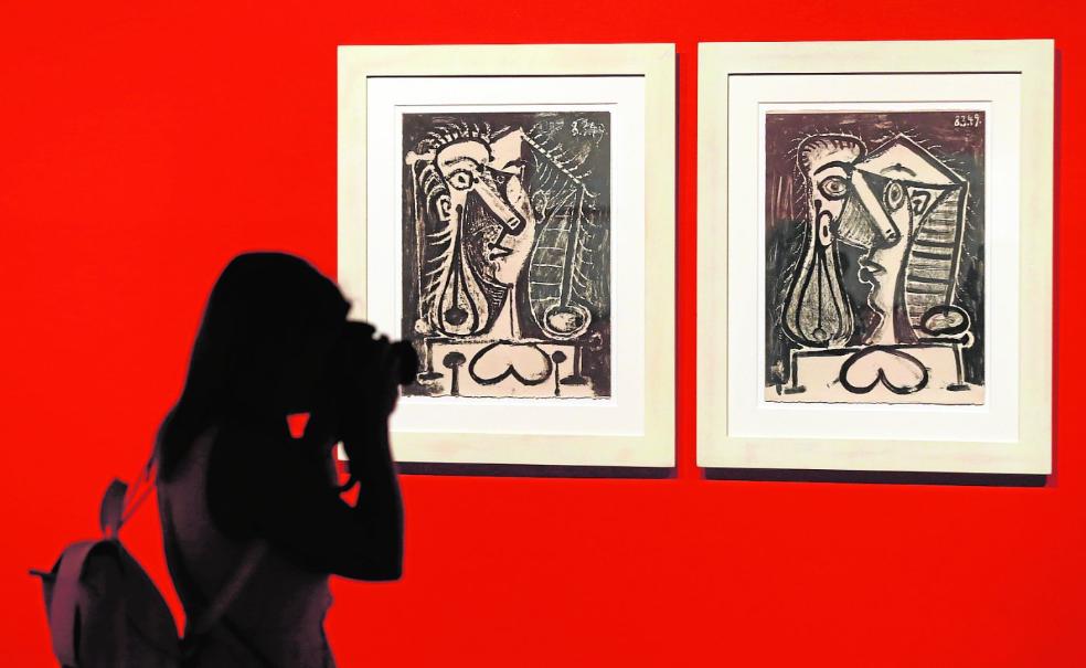 Two portraits of women open the Picasso exhibition in the Russian museum. / ÑITO SALAS